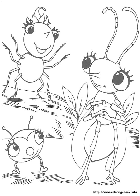 Miss Spider coloring picture